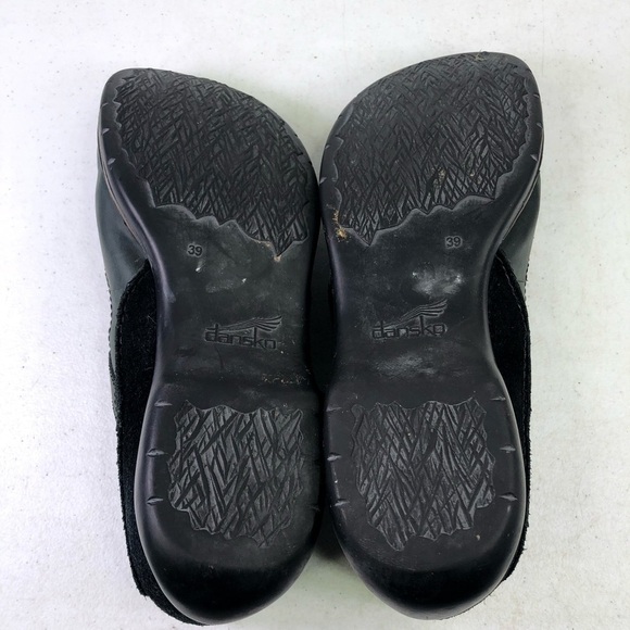 Dansko Black Leather Suede Mary Jane Shoes Size 8.5-9 - Picture 9 of 9